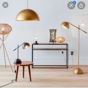 Project 62 Leanne Ford metal dome pendant light